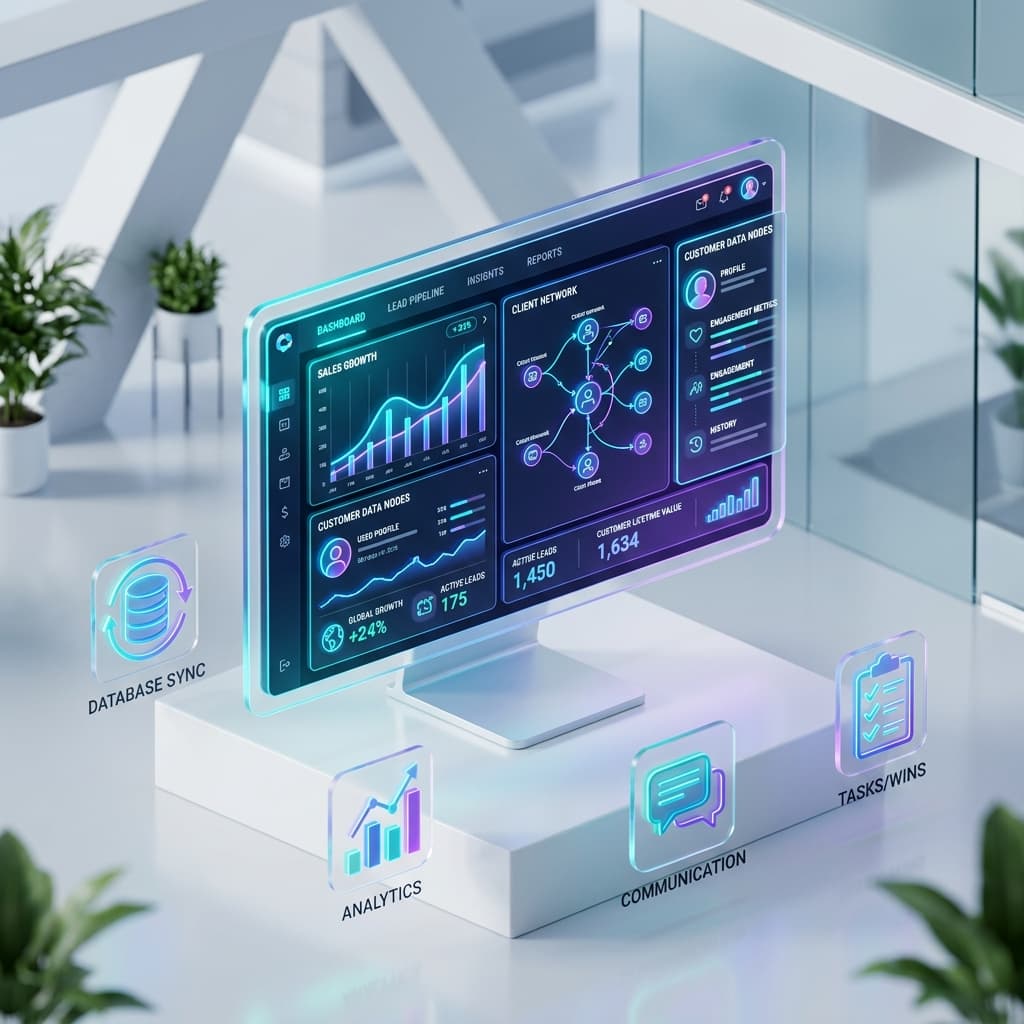 Premium CRM Benefits Illustration