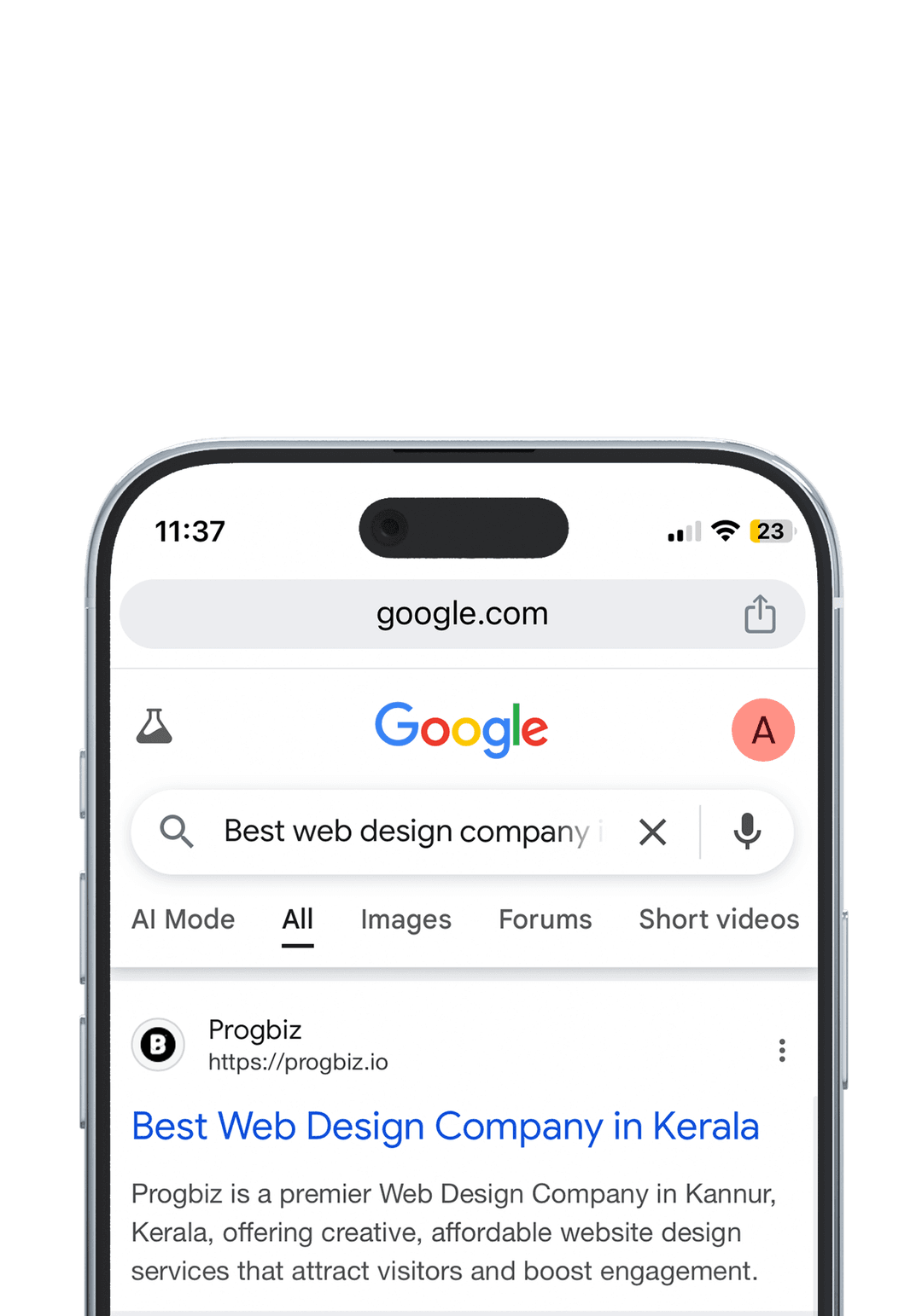 Hand and iPhone 16 Pro